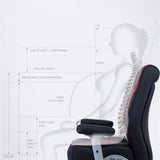 MID BACK WELLNESS OFFICE CHAIR GAMING CHAIR WITH AIR CUSHION