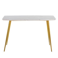 Marble Dining Table [120x74x76cm] White