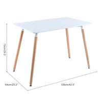 rectangular dining table