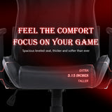 GIVENUSMYF gaming chair, computer chair with lumbar support, height adjustable gaming chair with headrest and 360° swivel office chair, suitable for office or gaming